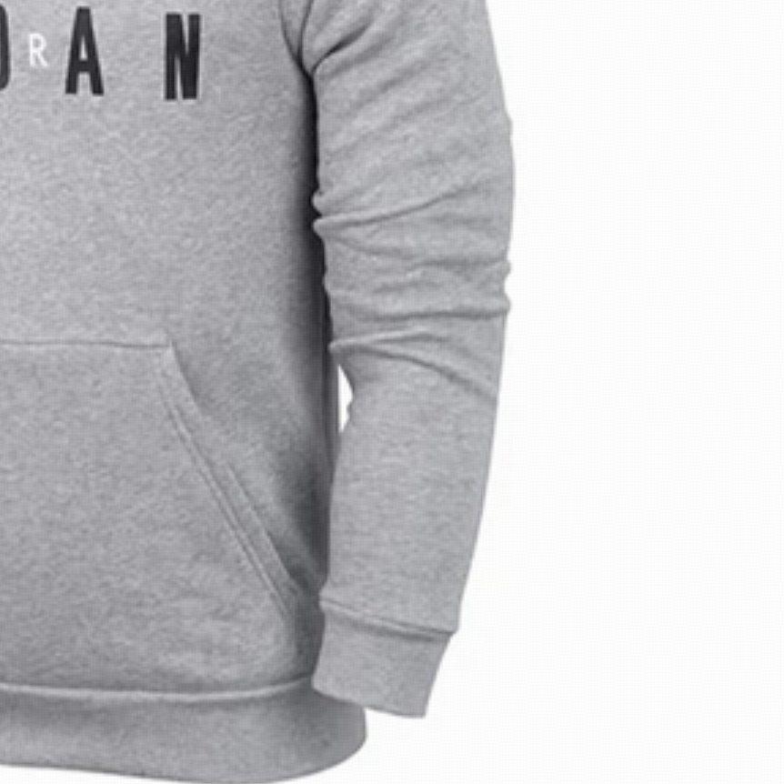 Jordan Sweatshirts Men's Gray Hooded Moderate Regular CJ9666-063
