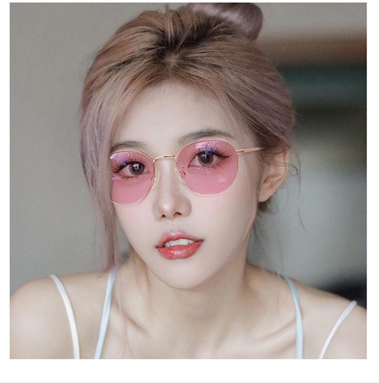 Farbwechselnde Blaulichtfilter-Myopiebrille für Damen - Trendiger koreanischer Stil, verbessert die Gesichtsform, No-Makeup-Look.