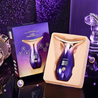 Hals Gesicht Schönheit Gerät 3 Farben Led Photon Gesichts Hebe Maschine EMS Gesicht Massager Reduzieren Doppel Kinn Anti Falten Hautpflege