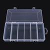 6 Compartments Fishing Lure Plastic Box Portable Kit Storage Case