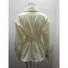 Autumn and Winter Women's Long-sleeved Temperament Solid Colour Lapel Button Tie Tweed Jacket