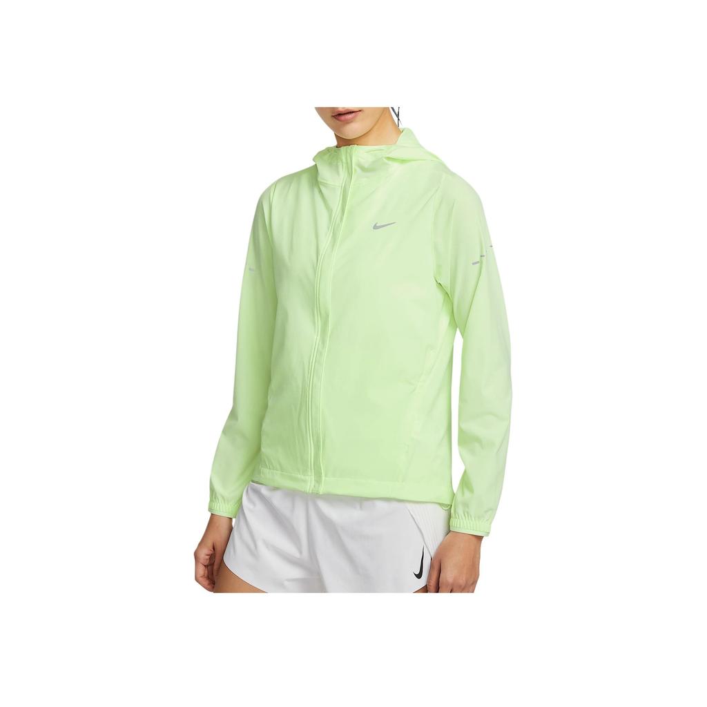 Nike Logo Mikina na zip s kapucí a dlouhým rukávem Dámské bundy Žlutá HQ0651-701