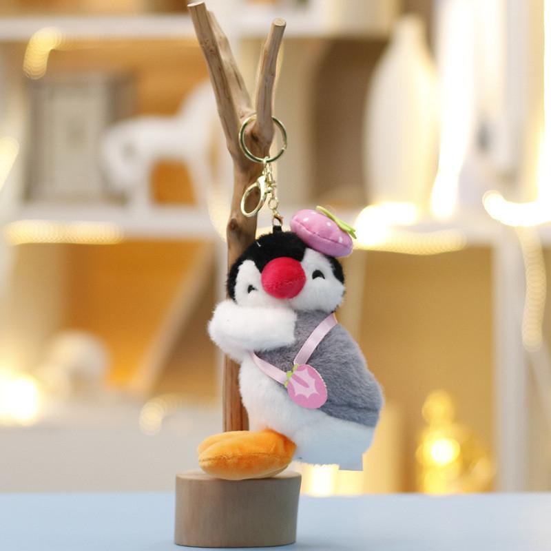 Adorable Penguin Cartoon Plush Doll With Pp Cotton Filling For Backpack And Car Accessories