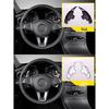 For Mercedes Benz GLC C E Class X253 W205 W213 MB GLE C292 W166 W167 Car Steering Wheel Paddle Shifter Extend DSG Stickers Style