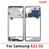 For Samsung A22 A32 4g 5g A225f A226b A325f A326b Housing Middle Frame Plate Cover Repair Parts