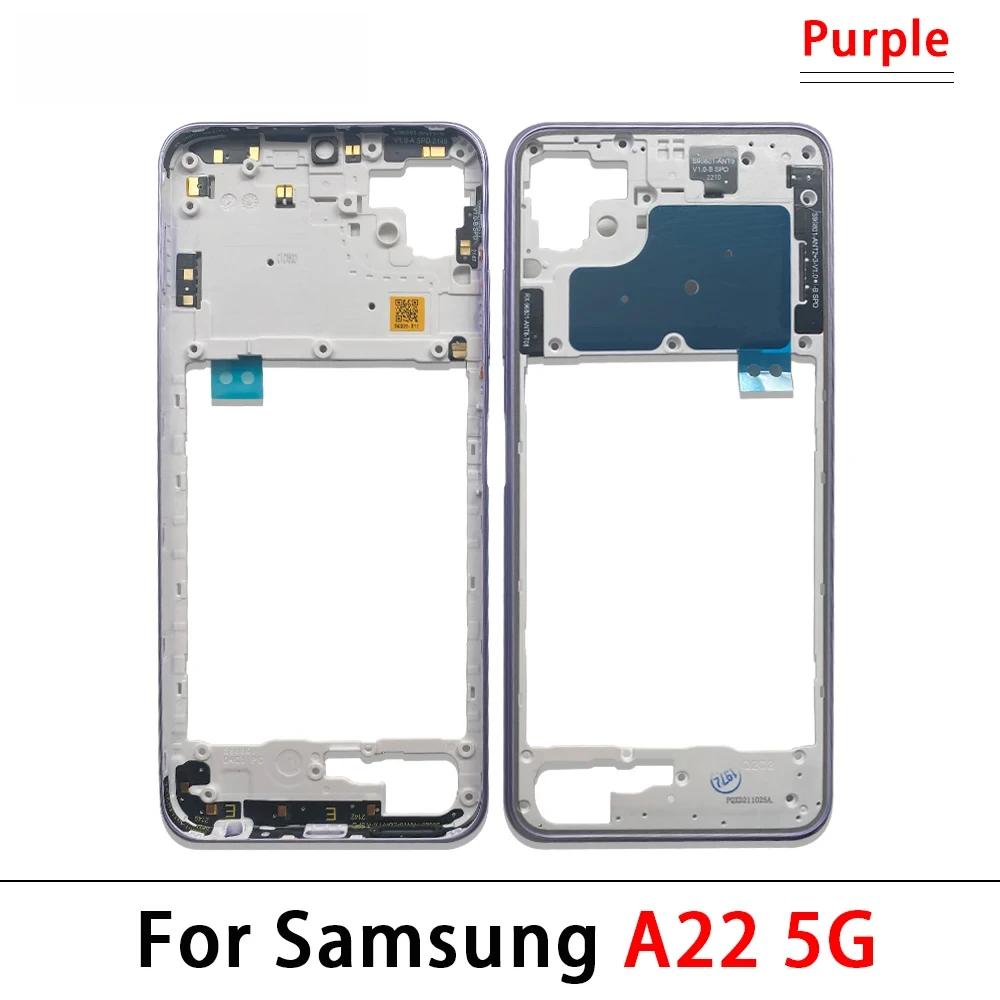 For Samsung A22 A32 4g 5g A225f A226b A325f A326b Housing Middle Frame Plate Cover Repair Parts