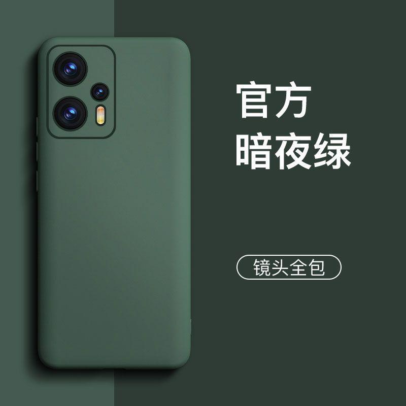 Liquid Silicone Phone Case Redmi Note 12 Turbo Full Coverage Shockproof Soft TPU Bumper In Gray Black Blue White Green