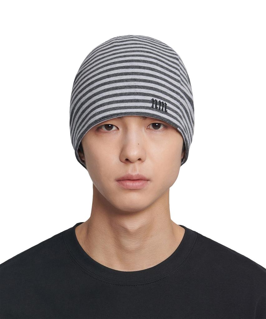 Nomaenyueol Nm Stripe Beanie - Gray