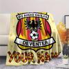 Custom Name Go Ahead Eagles Flannel Blanket, High quality Comfortable for All Seasons, Home Decor, Warmth and Comfort