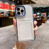 Simple  Card Pocket Bag Colorful Bumper Phone Case For For Iphone 16 17 Pro Max 1 14 13 12 11 16 Plus Air Clear Back Cover