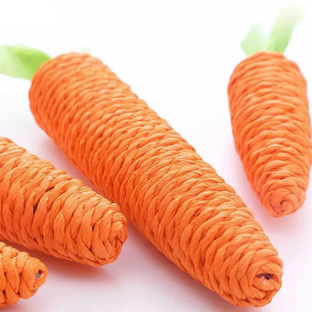 Cat Toy Sound Carrot Shape Teasing Cat Stick Unboring Molar Stick Bite Resistant Cat Scratch Board Pet Products