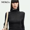 MO&Co. Women's Wool Turtleneck Slim-Fit Pullover