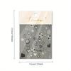1Pc Metallic Dark Wind Star Moon Heartbeat Nail Art Decorative Paper