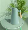 Nordic Thermos Pot with Wooden Handle & Glass Liner, Large-Capacity Hot Water/Coffee Kettle, Printable Design Gift.