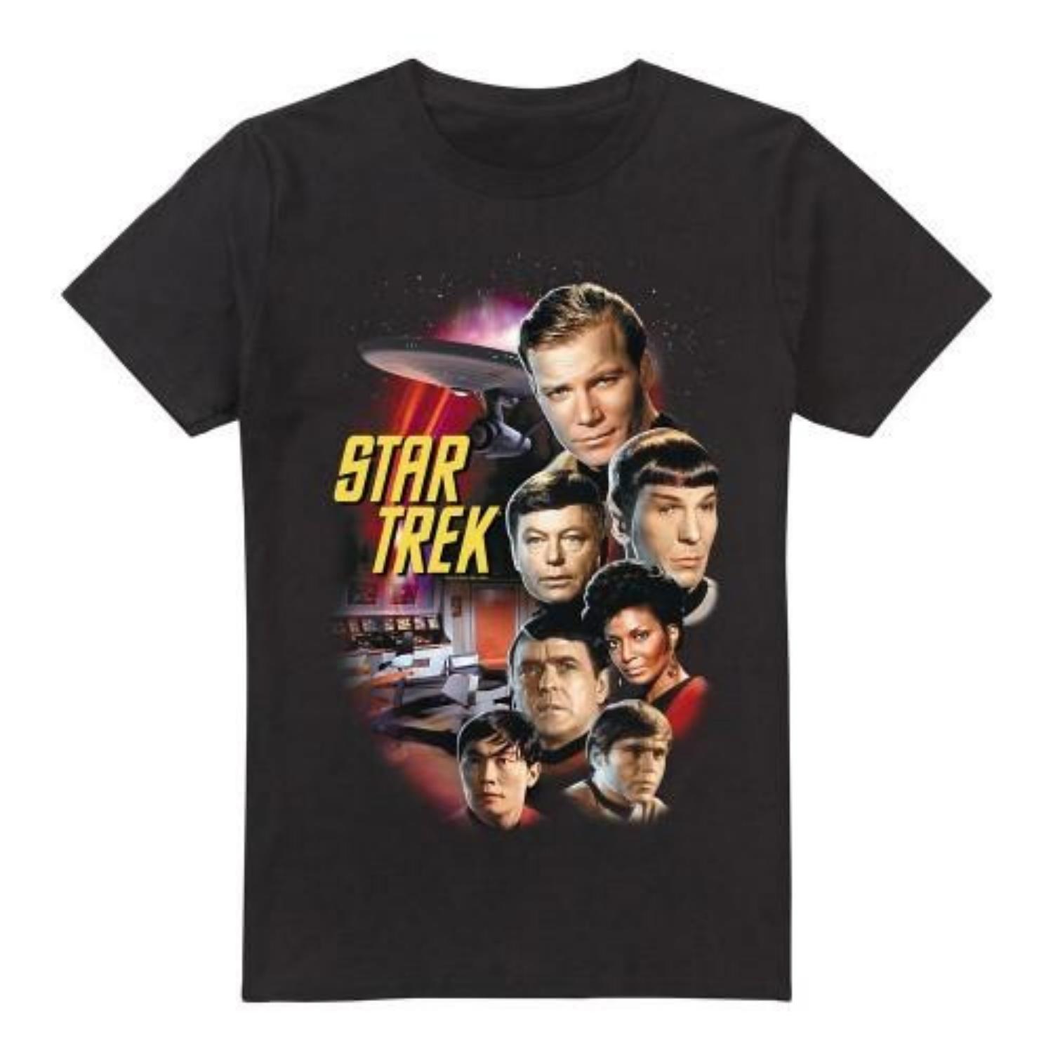 

STAR TREK Men s The Classic Crew T-Shirt S чёрный