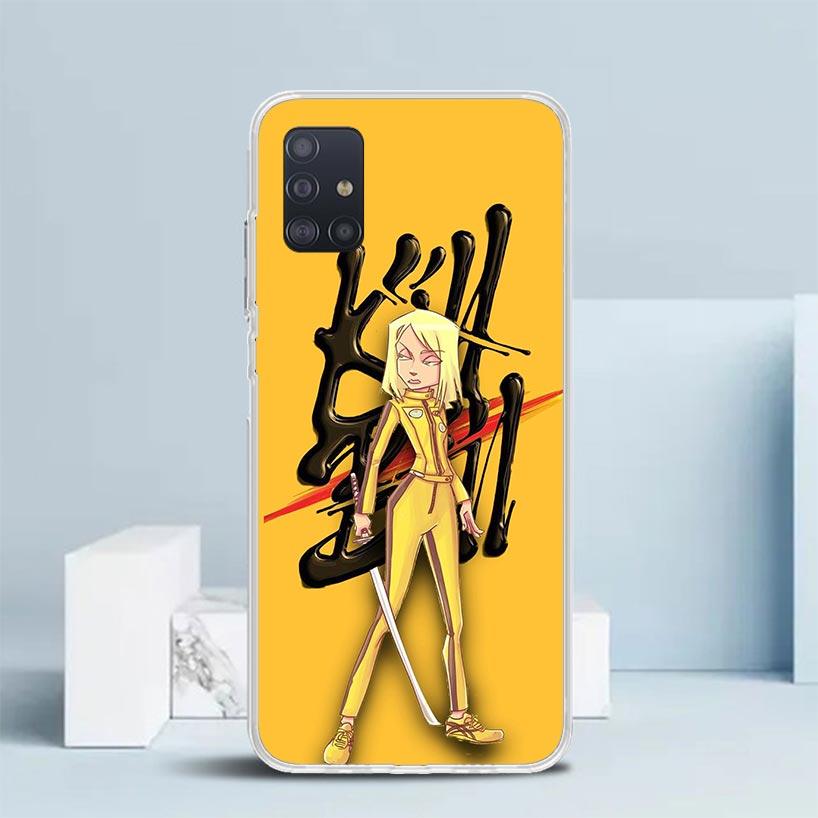 Kill Bill Soft Cover for Samsung Galaxy A12 A22 A32 A52 A72 A02S Phone Case Note 20 Ultra 10 S10 Plus A51 A71 A50S A20S A10S Gal