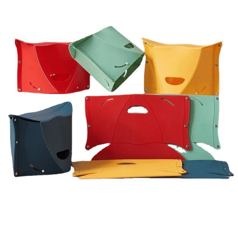 Portable Folding Plastic Stool for Travel and Outdoor Use