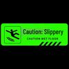 Luminous Diagonal Stripe Safety Step Stickers