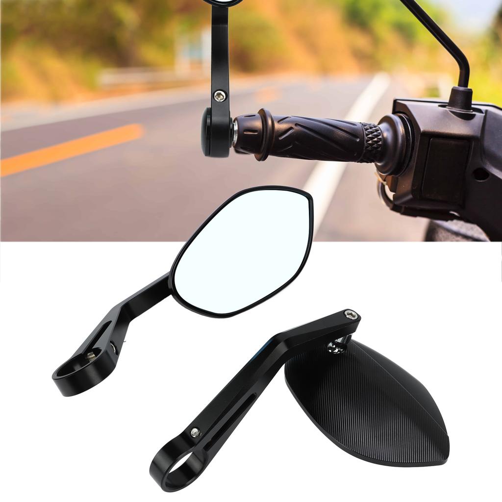 2pcs 22mmCelsius0.87in Motorcycle Mirro Handlebar Side Mirror Replacement for SU UKI 250R R600 R750