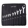 Deli 10-Piece Cr-V Dual-Purpose Wrench Set
