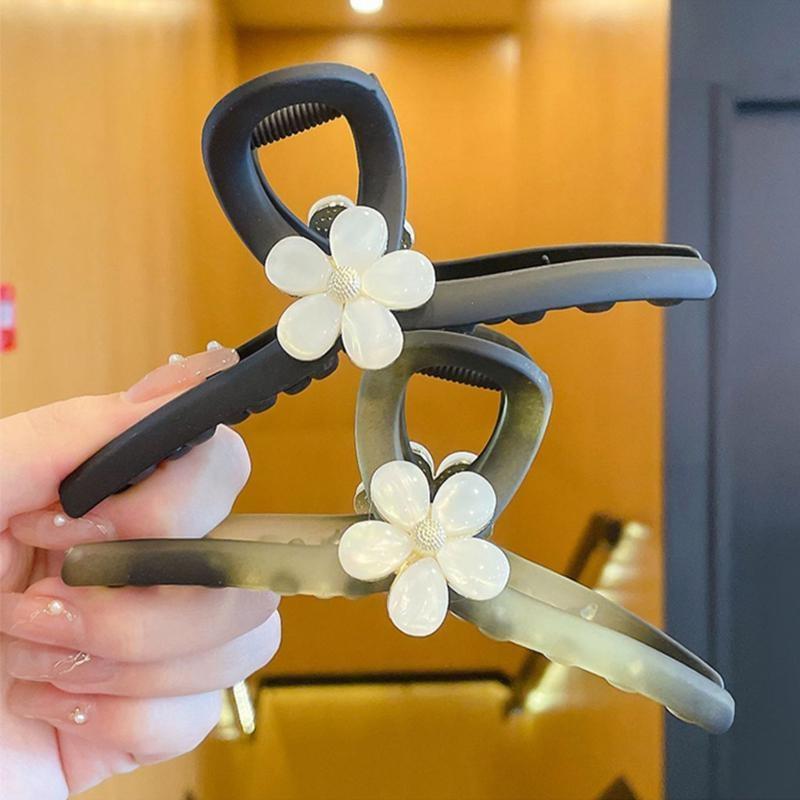 Μόδα Κλιπ Στερέωσης Λουλουδιών για Γυναίκες Μεγάλο Κλιπ για Κεφαλόδεσμο Φουρκέτα Ταμπεραμέντο Πίσω Κουτάλι Τηγάνι Κλιπ Μαλλιών Καρχαρία