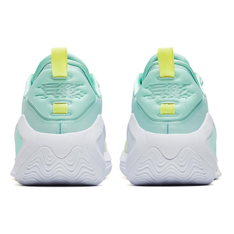 New Anta Alien 3 SE Wear Resistant Low Top Performance Basketball Shoes Men's White Green Yellow 112231107-2
