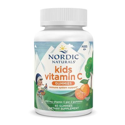 Kids Vitamin C Gummies Tangy Tangerine Taste, 60 Gummies