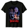 Conde Drácula (1970) Camiseta Inspirada em Cartaz de Filme Retrô Anos 70 Unissex