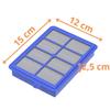 Filtre HEPA - Electrolux - EFH12/SF1W - Lot de 2 - Compatible Philips et AEG - 12 cm