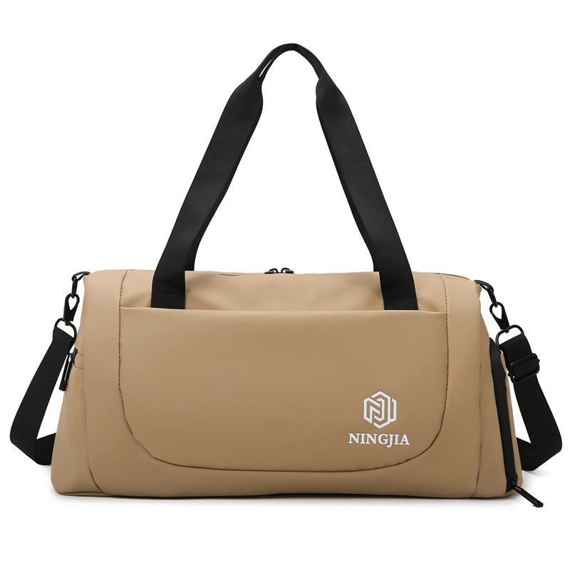 Sports dry and wet separation fitness bag, new multi-functional men's and women's shoulder handbag, short-distance storage travel bag