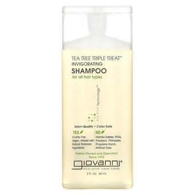 Tea Tree Triple Treat Belebendes Shampoo, für alle Haartypen, 2 fl oz (60 ml)