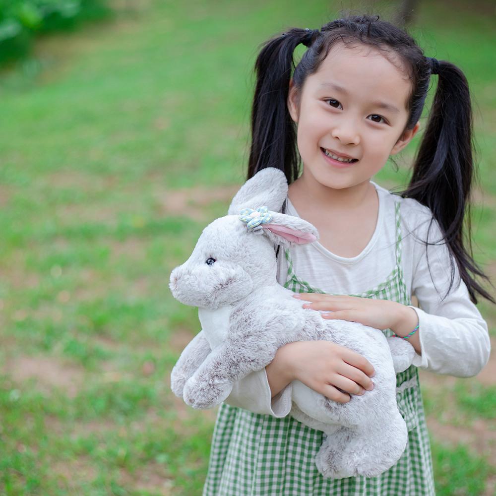 Simulation Animal Rabbit Doll Plush Toy Bunny Rabbit Doll Children Sleep Soothing Rag Doll Birthday Gift