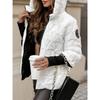 Oversized Hooded Jacket for Women with Pockets and Zipper Long Sleeve Loose Coat Street Fashion Outerwear