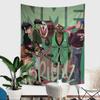 Retro Gorillaz Poster Musikdrucke Gedruckte Große Wandteppiche Hängend Tarot Hippie Wandteppiche Schlafsaal Günstig Hippie Wandbehang