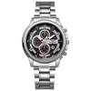Cross-Border Quartz Steel Men's Watch with Calendar and Versatile Dial