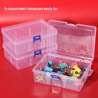 Transparente Kunststoff-Aufbewahrungsbox für Elektronik & Schmuck