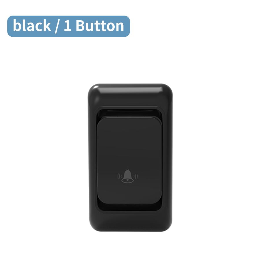 RF 433MHz Wireless Doorbell Waterproof House Chime 100M Remote EU US Plug Home Remote Welcome Door Bell Calls 38 Ringtones