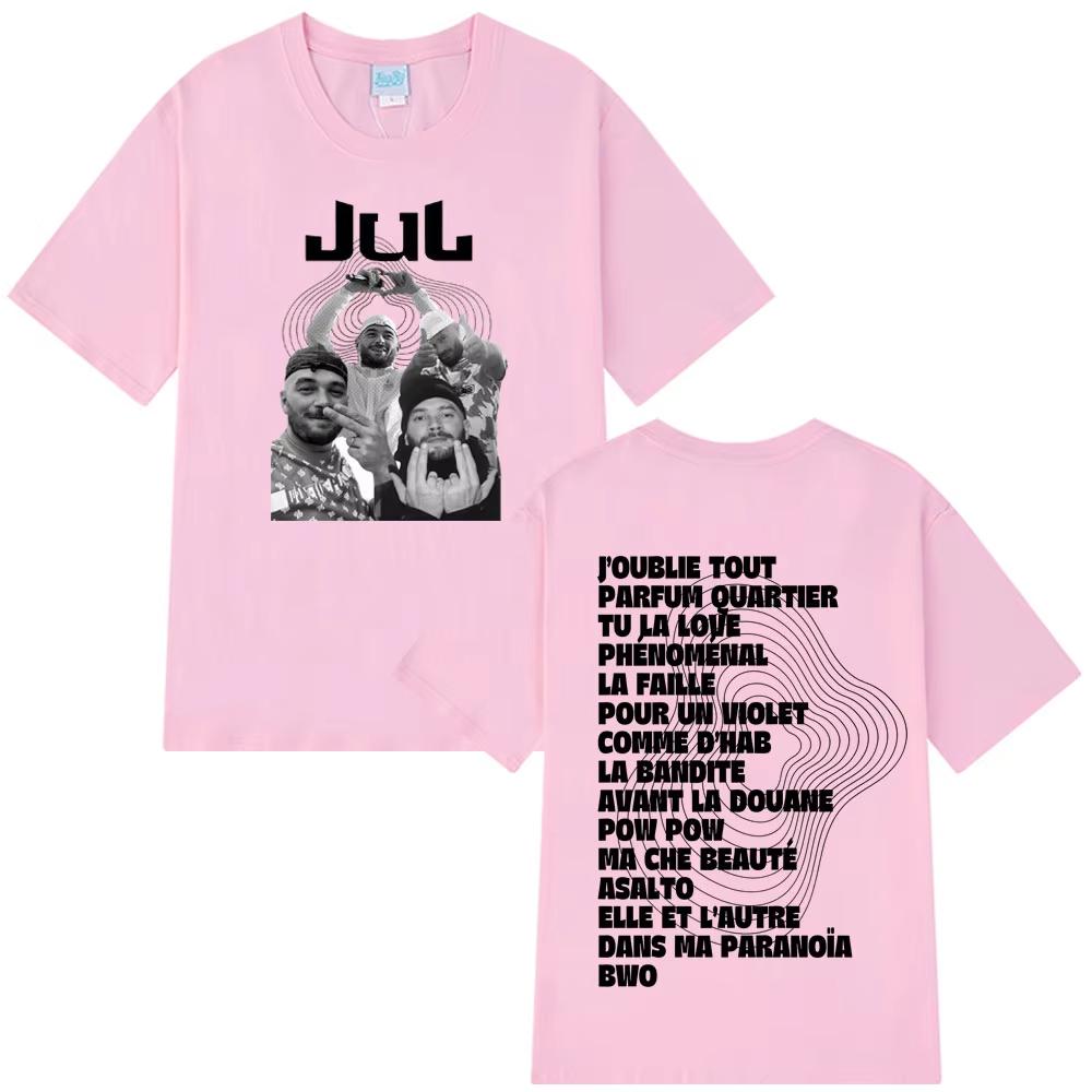 

Rapper Jul Fashion Graphic Hip Hop Style Unisex Women Summer Tshirt Loose and Casual Oversized Cotton Tshirts Streetwear Fan Gift 4XL