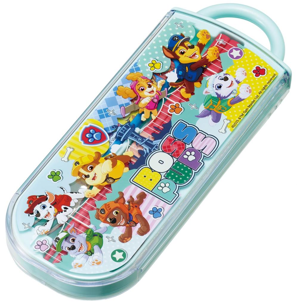 Skater Bento Essstäbchen Trio Set Paw Patrol 26 Jungen Kinder (Essstäbchen, Löffel, Gabel) 16.5cm TACC2-A