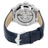 Bulova Sutton Leather Strap Silver Skeleton Automatic 96A330 Men's Watch