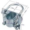For Starlink Bracket Signal Adjustable Installation Firmware Antenna Bracket Clamp Wall Antenna U-clip Mast Mounted Firmware
