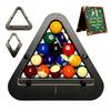 Professional Pool Ball Rack Adjustable 8 9-Ball Triangle For Tournament Play Heavy Duty Billiard Accessories 1Pc