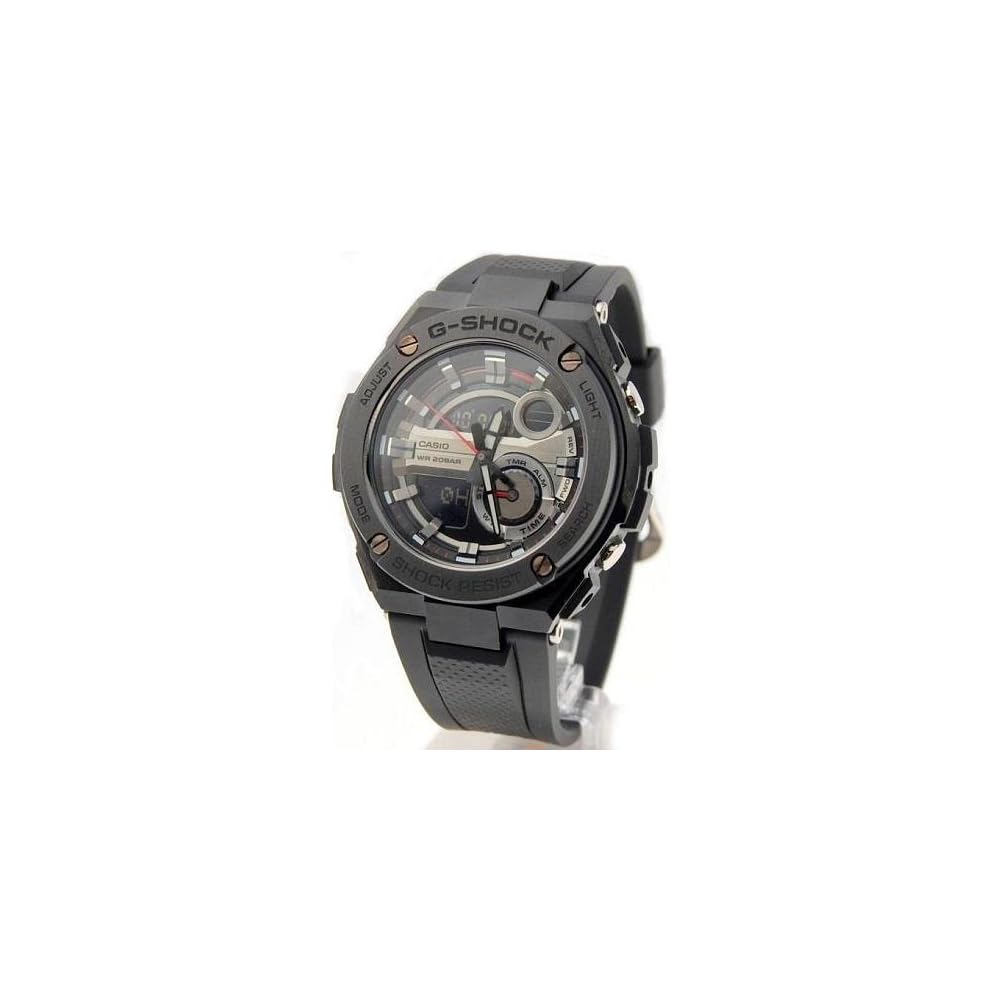 Casio G-Shock GST-210B-1 Black Analog-Digital Watch 200m Water Resistant Men's Timepiece
