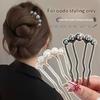 1Pcs Pearl Hair Fork Hair Clip Hairpins Metal U-Shaped Hair Sticks Combs Women Girl Hair Accessories Ornament Styling Tool
