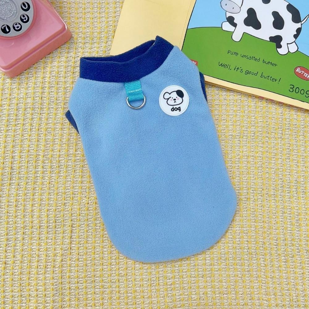 Winter Pet Vest Colar Fleece Pet Clothing for Small Medium Dogs Cats Outdoor Wear Puppy Warm Outfit