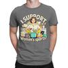 Unisex I Support Unisexs Sports T Shirts Pure Cotton Tops Funny Short Sleeve Crew Neck Tees Birthday Gift TShirts
