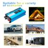 1200W invertor DC 24V na AC 220V Konverzní transformátor napětí Duální cigaretový zapalovač Auto Invertor 4USB univerzální zástrčka