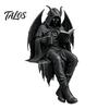 Gothic Dark Fantasy Figure, Reading Hooded Grim Reaper Statue, Halloween Resin Sitting Skeleton Figurine for Bookshelf Home Decor