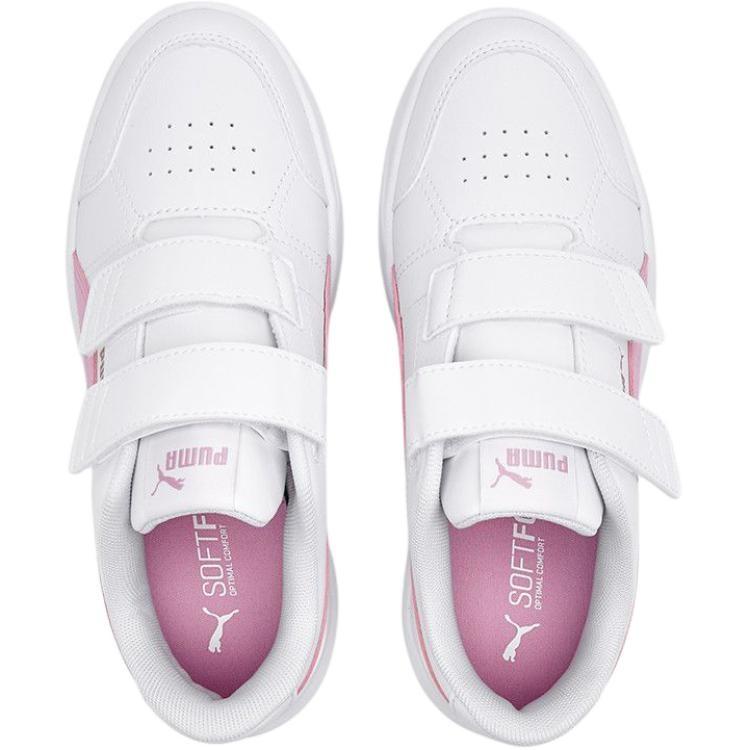 PUMA Evolve Court V Low top Kids' Skateboarding Shoes White Pink Teenagers 404315-02