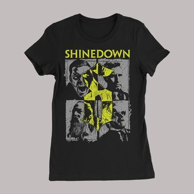 VTG Shinedown Band Member For Fans Black S To 5XL Tee Shirt SN761